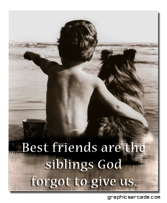 Best friends are the siblings