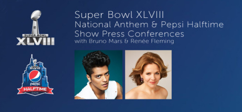 Bruno Mars To Preview Super Bowl At Press Conference This year&#8217;s Super Bowl halftime performer Bruno Mars is set to sit down with the media ahead of Sunday&#8217;s big game. The pop singer will be fielding questions from reporters from New York&#8217;s Lincoln Center on Thursday, divulging more about the halftime show that will also feature the Red Hot Chili Peppers. + live stream