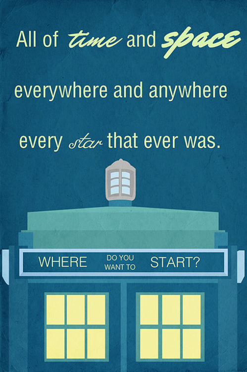 DIGITAL FILE PRINTABLE Doctor Who Quote Tardis by greatskybear