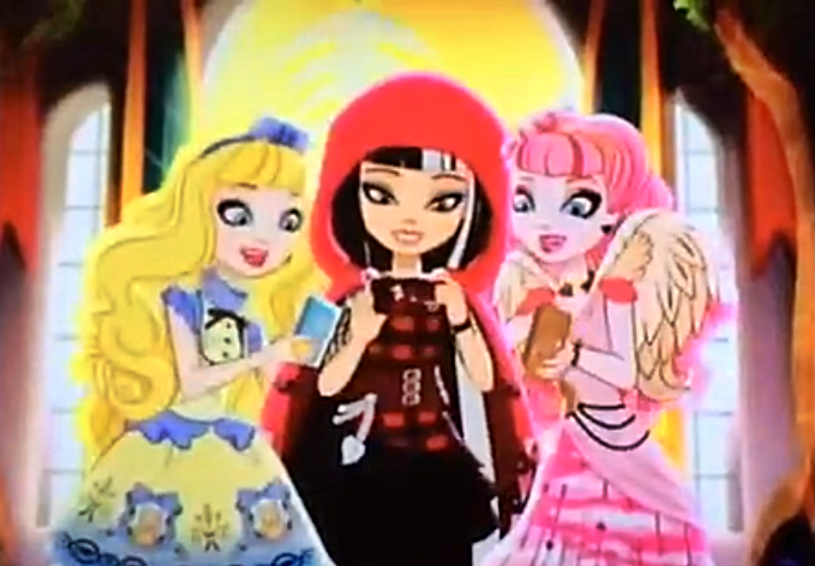 teatime-with-maddie:

whosthatboy93:

Love this new commercial :D  Thanks EverAfterHighDolls on Facebook.

Cute! Does anyone have a link to the actual commercial?
