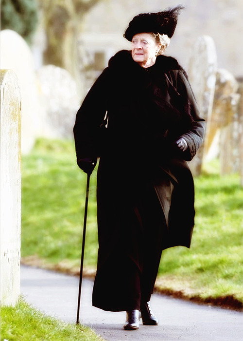 Maggie Smith as the Dowager Countess (Tumblr)