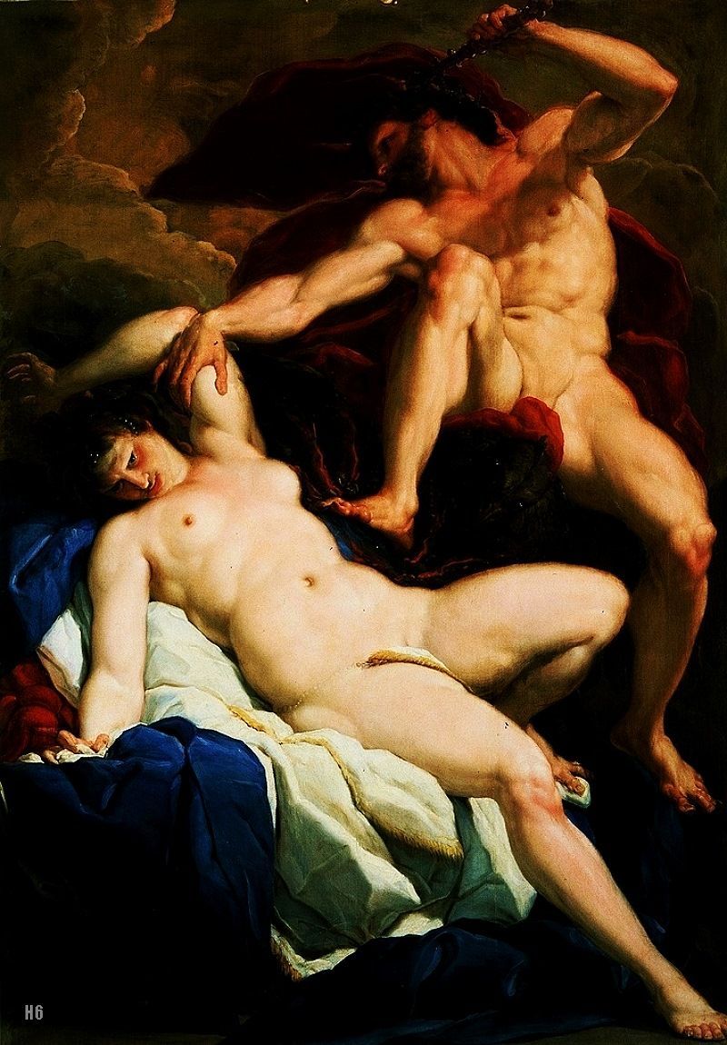 Semele and Jupiter. 18th.century. Paolo Pagani. Italian. 1655-1716. oil /canvas.
http://hadrian6.tumblr.com
