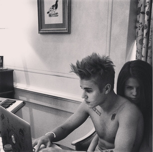 “You’ve been makin music for too long babe come cuddle” -her