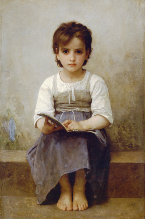 ponderful:

William-Adolphe Bouguereau, The Difficult Lesson, 1884
