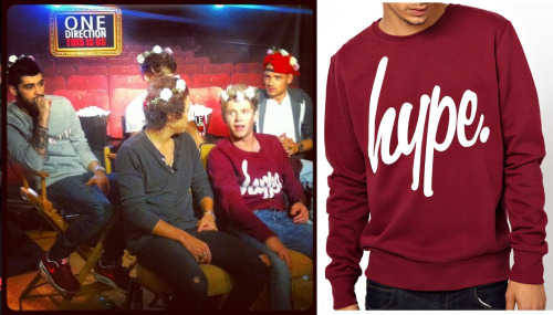 Niall wore this Hype sweatshirt during press for This is Us in New York (August 2013)
Asos - £30