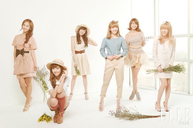 SNSD Jessica, Hyo Yeon, Tiffany, Soo Young, Sunny and Yuri - Elle Magazine March Issue &#8216;11