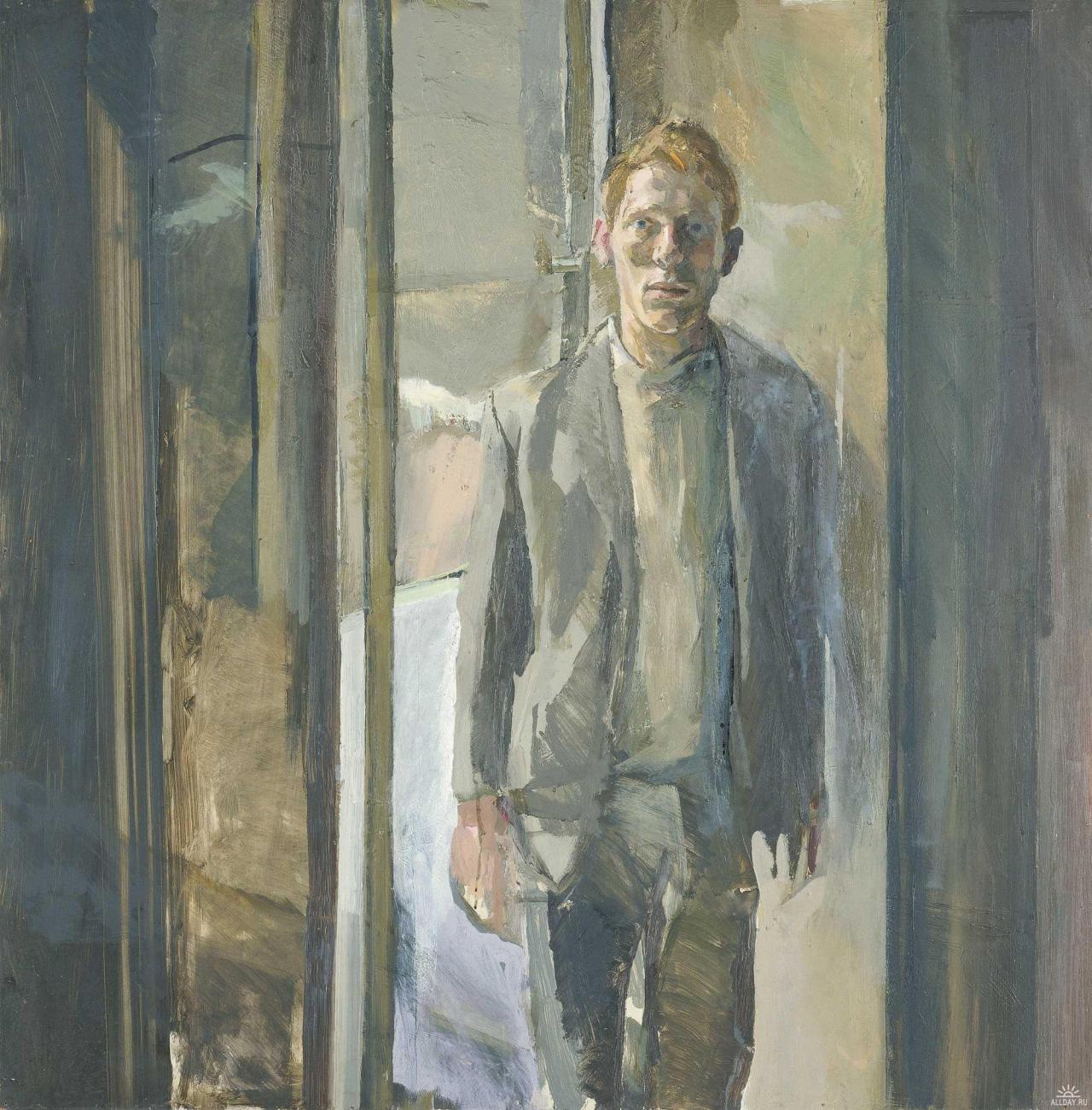 Michael Andrews   Portrait of Timothy Behrens