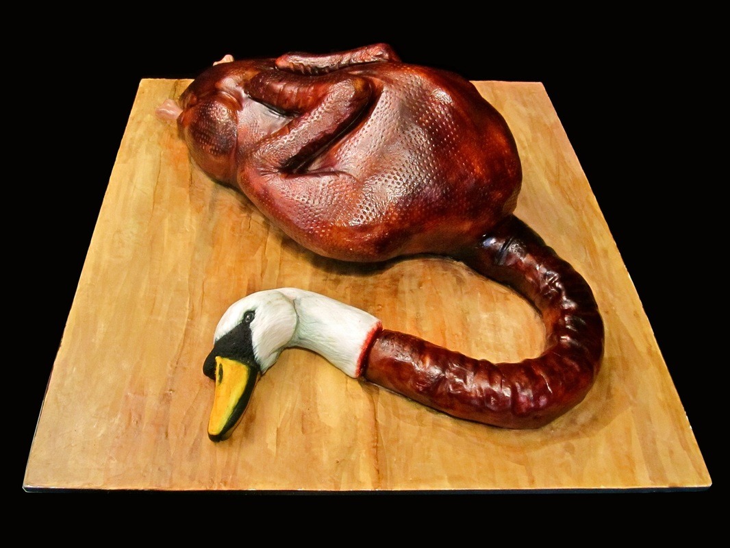 (via Hubert the roast swan cake. - Welcome to the Conjurer’s Kitchen.com)