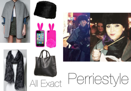 Perrie spending christmas with zayn&#8217;s family
Zara / 
Croc handbag / 
Zara scarve / 
Monki , $13&#160;/ 
Tech accessory
