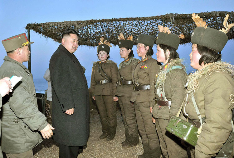 Kim Jong un visits the army @ ShockBlast