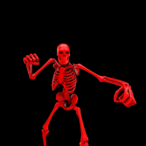 halloween skeleton gif | WiffleGif