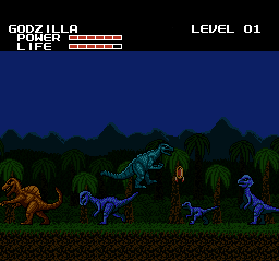 NES Godzilla: Replay.  1