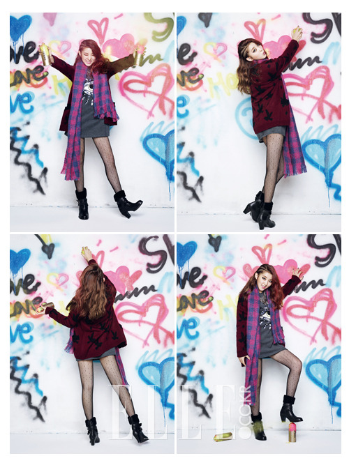 4Minute So Hyun - Elle Magazine December Issue &#8216;13