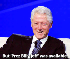 gif twitter stephen colbert the colbert report Bill Clinton