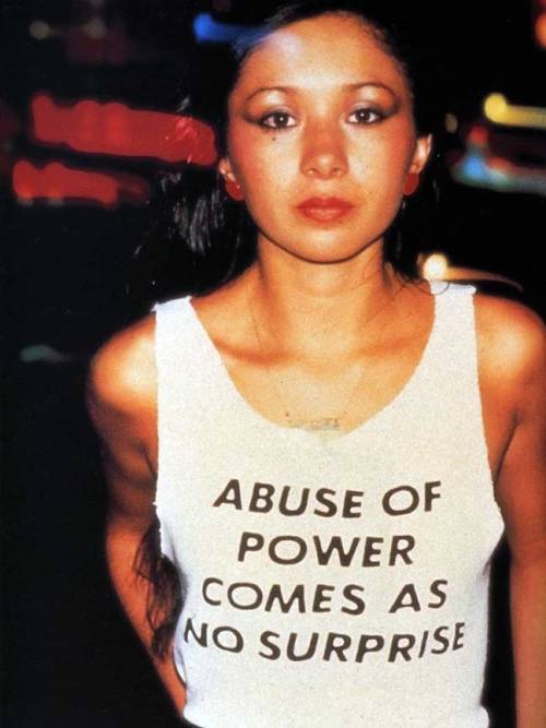 »abuse of power comes as no surprise« by jenny holzer (+)