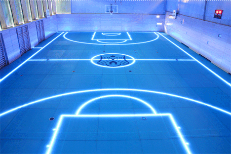 The Tron Basketball Court