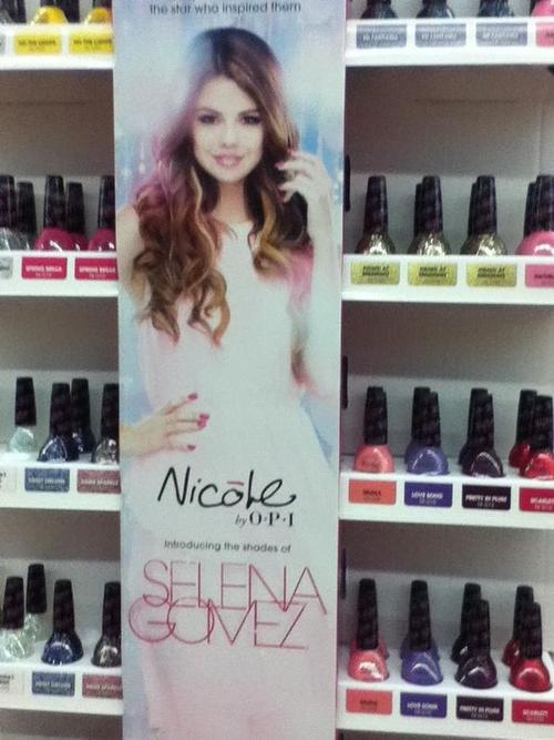  Selena Gomez&#8217;s nail polish line by Nicole by OPI in Wal-mart 