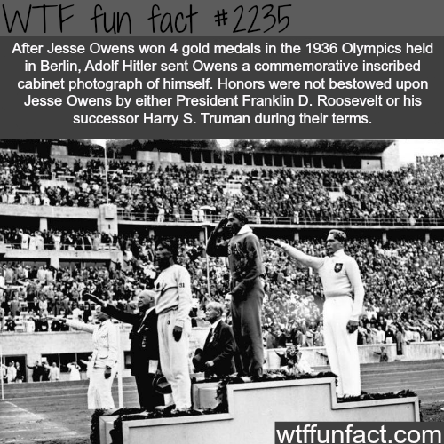 Jesse Owens and Hitler - WTF fun facts