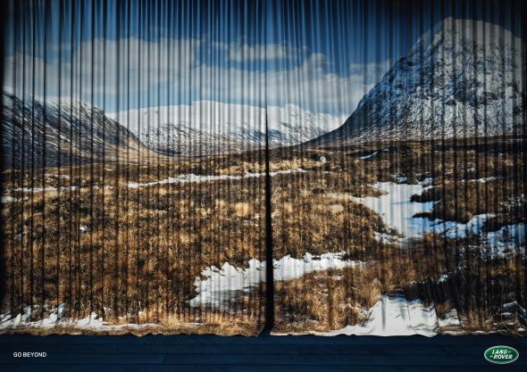 (via Land Rover: Curtain, Tundra | Ads of the World™)