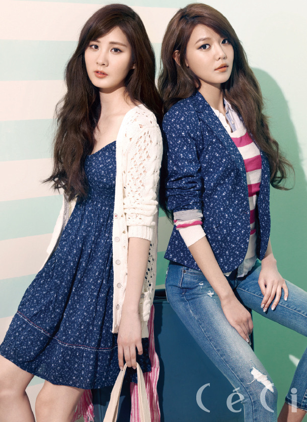 SNSD Seo Hyun and Soo Young - Ceci Magazine March Issue &#8216;13