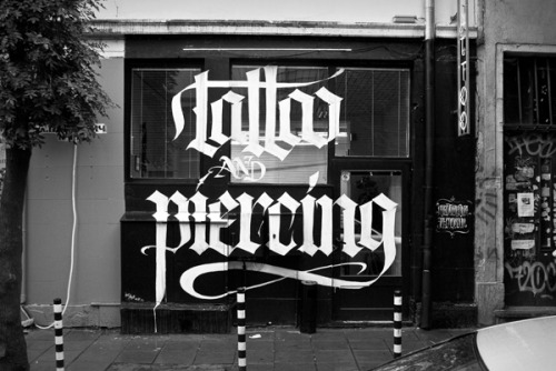 Tattoo &amp; Piercing storefront by SPIT.
