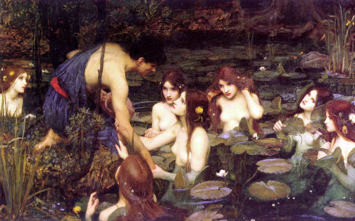 Hylas and the Nymphs by John William Waterhouse, 1896