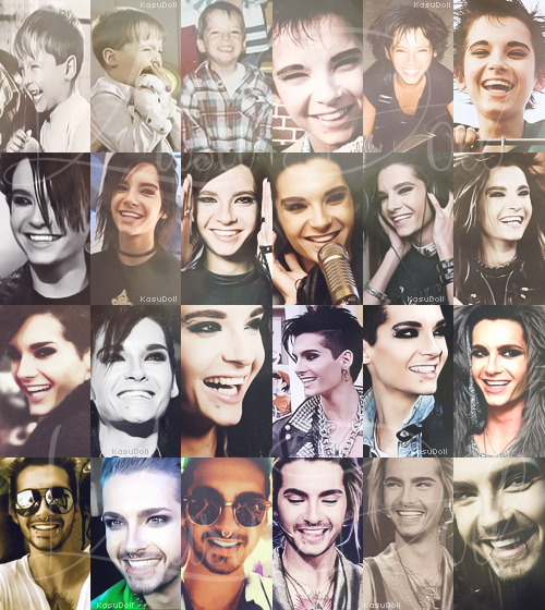 
Bill Kaulitz — having the most beautiful smile since literally always.
