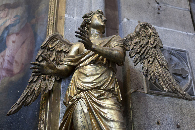 Igreja dos Clérigos - 7 | Angel statue by Paulo Dykes on Flickr.