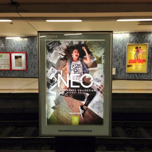 @adidasNEOLabel: Haha love spotting our #selenaNEOlaunch posters at the train station. @selenagomez would be proud! pic.twitter.com/A0qyCdyeS3
