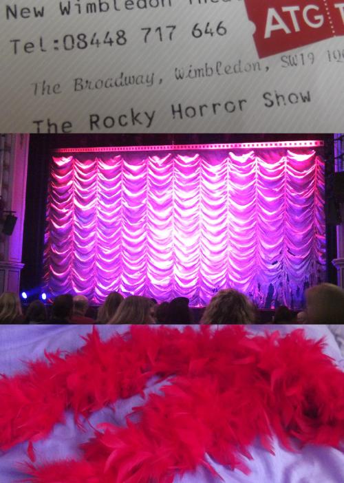 Went to see rocky horror at the theatre last night:)