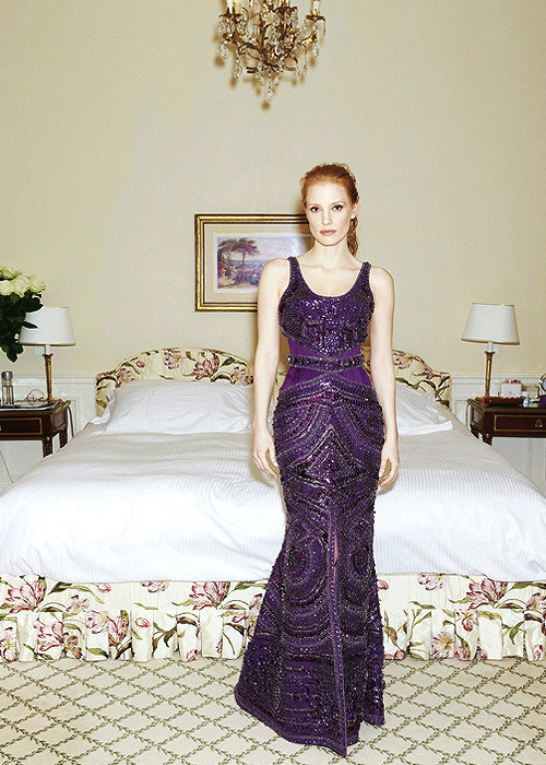 
Jessica Chastain photographed by Marcus Mam, Cannes 2013.
