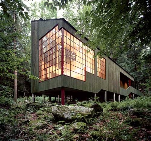 Forest House, West Cornwall, Connecticut, 1976 — Peter Bohlin