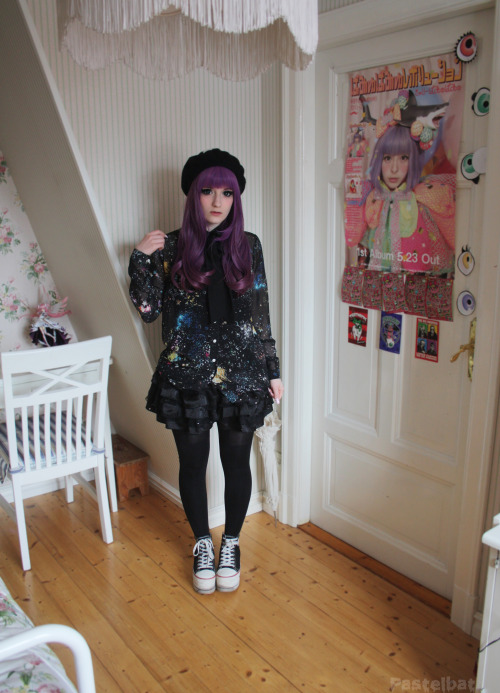 I had forgotten that i took pictures of this coord&#8230; I&#8217;m a goldfish. 
