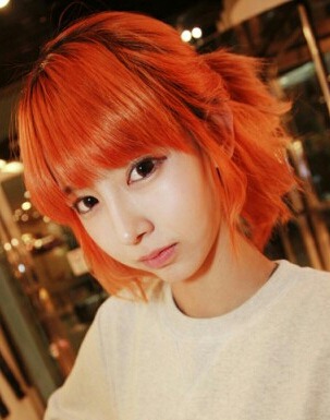 Bright Orange Hair Color