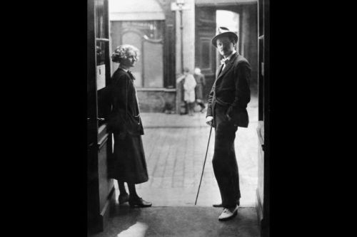 James Joyce and Sylvia Beach in Paris, 1920