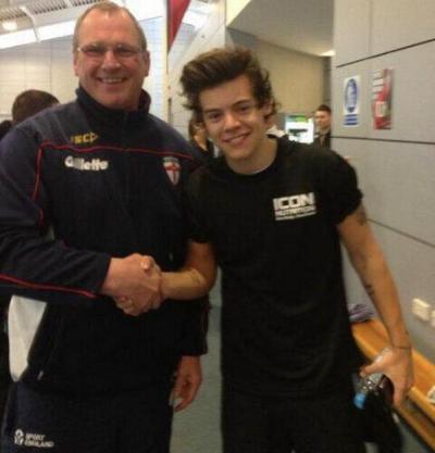 Harry at the gym yesterday - 9.4.13
