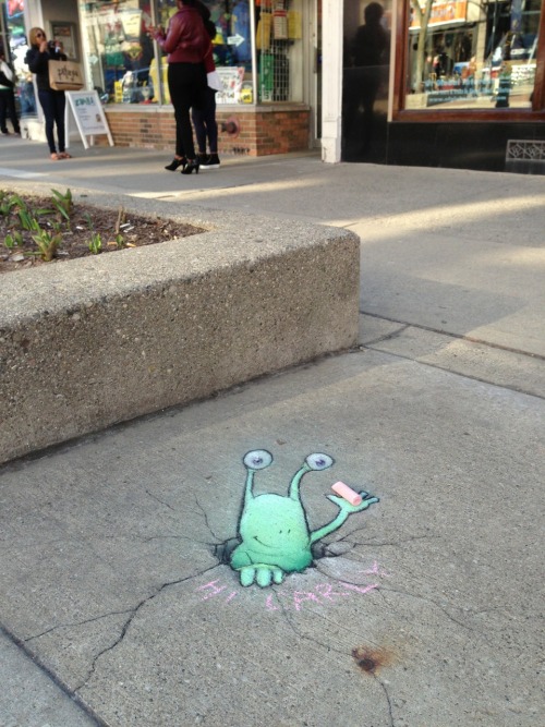 Unlike the groundhog, Sluggo&#8217;s emergence signifies nothing - except that it&#8217;s warm enough to kneel on the sidewalk for thirty minutes.