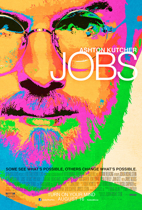 Filmplakat: Ashton Kutcher als Steve Jobs