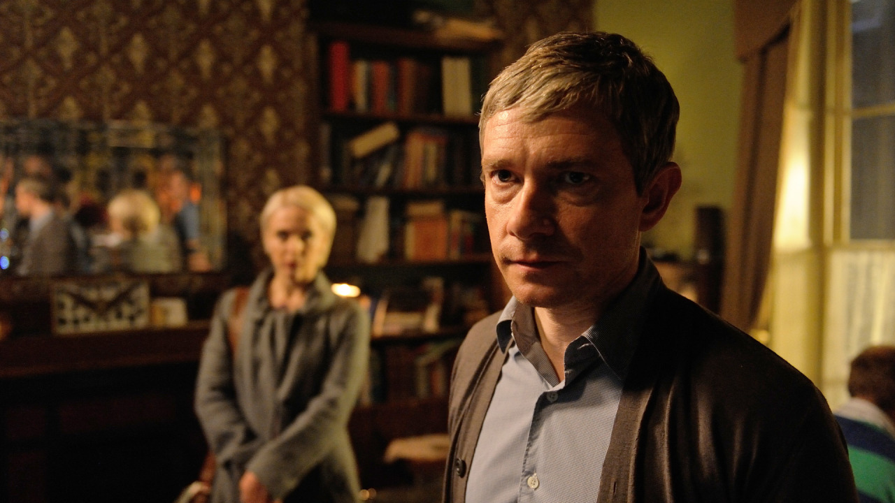 muchadoaboutbenedict:

Martin Freeman as John Watson - in Sherlock - - Click for HQ - PBS Masterpiece [x]