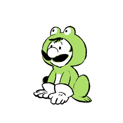 Luigi Frog Suit