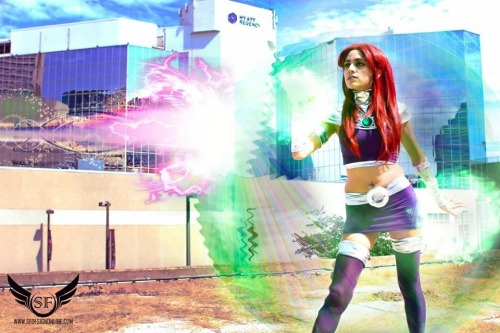 Another shot of my Starfire Cosplay from Otakon 2013, taken by the talented SFDesign. Please check out his work and follow him on Facebook!