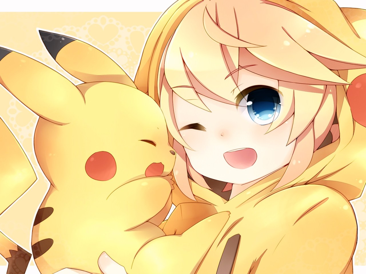 Ohmygod, now I want to cosplay Len in Pikachu Gijinka with a Pikachu plushie. Seriously though, I&#8217;ve considered buying a Len cosplay just to wear around my house&#8230;and in public. Why the fuck not? But curse my being a brunette and of Italian ancestry with its non-paleness. #wishIwasgermanorbritishorfrench