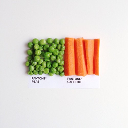 Peas & Carrots #pantonepairings