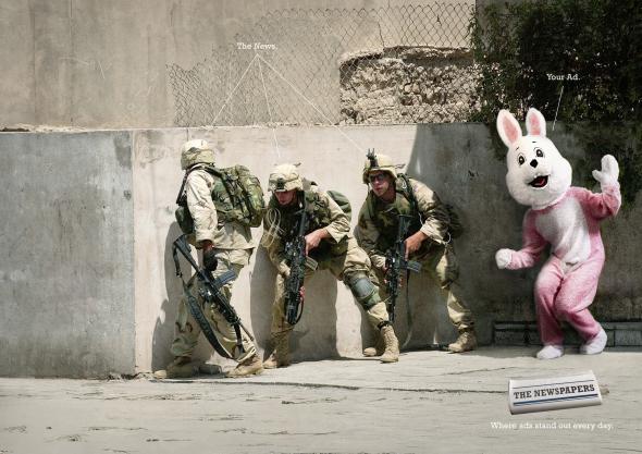 (via ZMG Newspaper Marketing Association: Bunny | Ads of the World™)