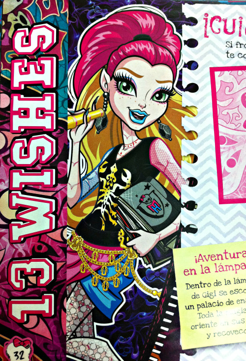marsmcflytrap: Gigi New Scaremester na nova Monster High revista espanhola
