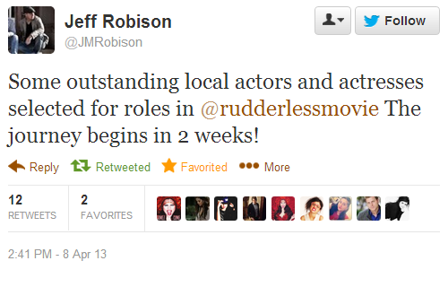 Selena will begin filming the movie ‘Rudderless’ in 2 weeks!