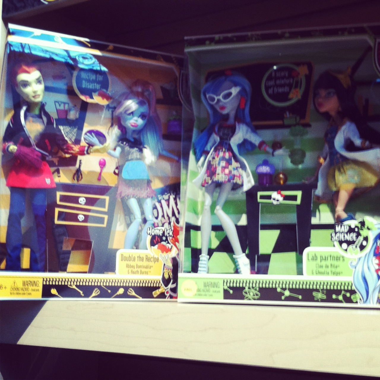 sirsphinx:

theukelele:

sirsphinx:

theukelele:

mvmarcz:

sweetsunnyb:

For everyone who is wondering…these are the dolls that are coming out. They are the dolls that are available for purchase at the toy fair if you are a buyer for a store. They are the official dolls, the whole box has complete art (some of the other boxes had no art or only on the front and nothing on the back) heaths hair is molded plastic :/ not sure how I feel about that. Im sorry if he is not what everyone wanted…I’m just happy to have seen him in real life. And to those who are complaining about the lighting and blurriness…I took this photo with my cell phone extra ninja style and I have no control over the lighting at the javits center lol. Hopefully we will get the real promo photos soon :)

Thank you very much for taking the photo at all.

yes we are very grateful!! we bow to your ninja skills ;v;
was this on display or in a back room?

all i can see when i look at Heath is “I got up at 6am and made all these fucking pancakes”
Besides that, wow is Abbey adorable.

OH MY GOD

I JUST CAN’T STOP SEEING IT I’M SORRY

You’re very welcome. It was on display in the monster high section of mattels buyers room.