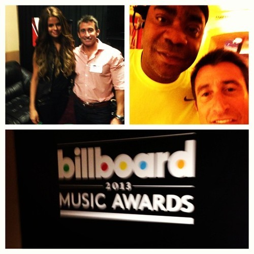 BertShowBert: With @selenagomez and @realtracymorgan on rehersal day of Billboard Music Awards. #bertboardmusicawards