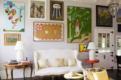 matchbookmag:

Kate and Andy Spade’s Southampton Home decorated by Steven Sclaroff 
