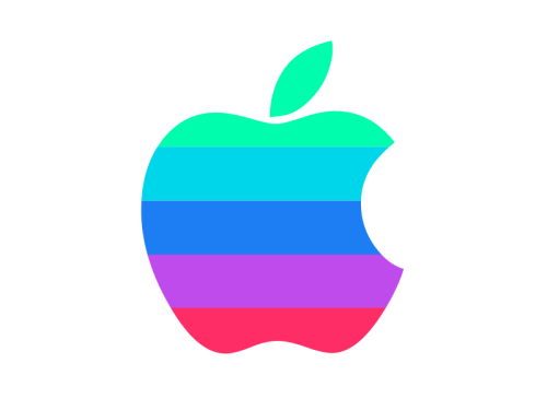 Klassisches Apple-Logo im Ive Style von Christopher P. Cacho